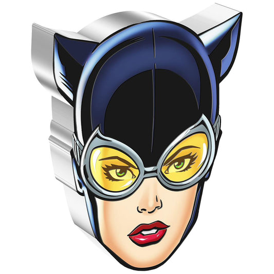Niue 2022 $2 DC Comics Faces of Gotham Catwoman 1oz Silver Coloured Proof Coin