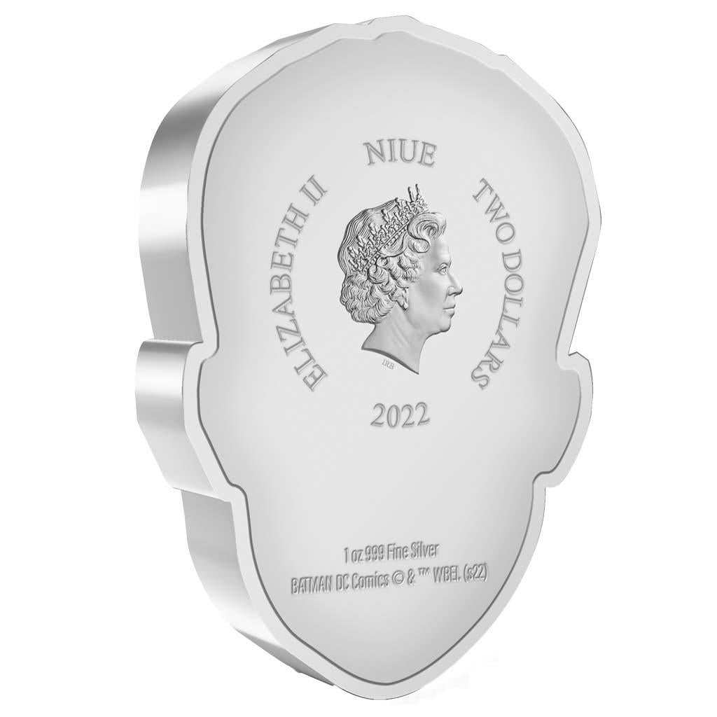 Niue 2022 $2 DC Comics Faces of Gotham Robin 1oz Silver Coloured Proof Coin