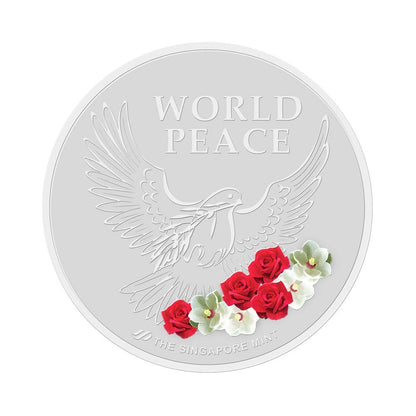 2018 United States - North Korea Summit in Singapore 20g Zinc Proof like Medallion