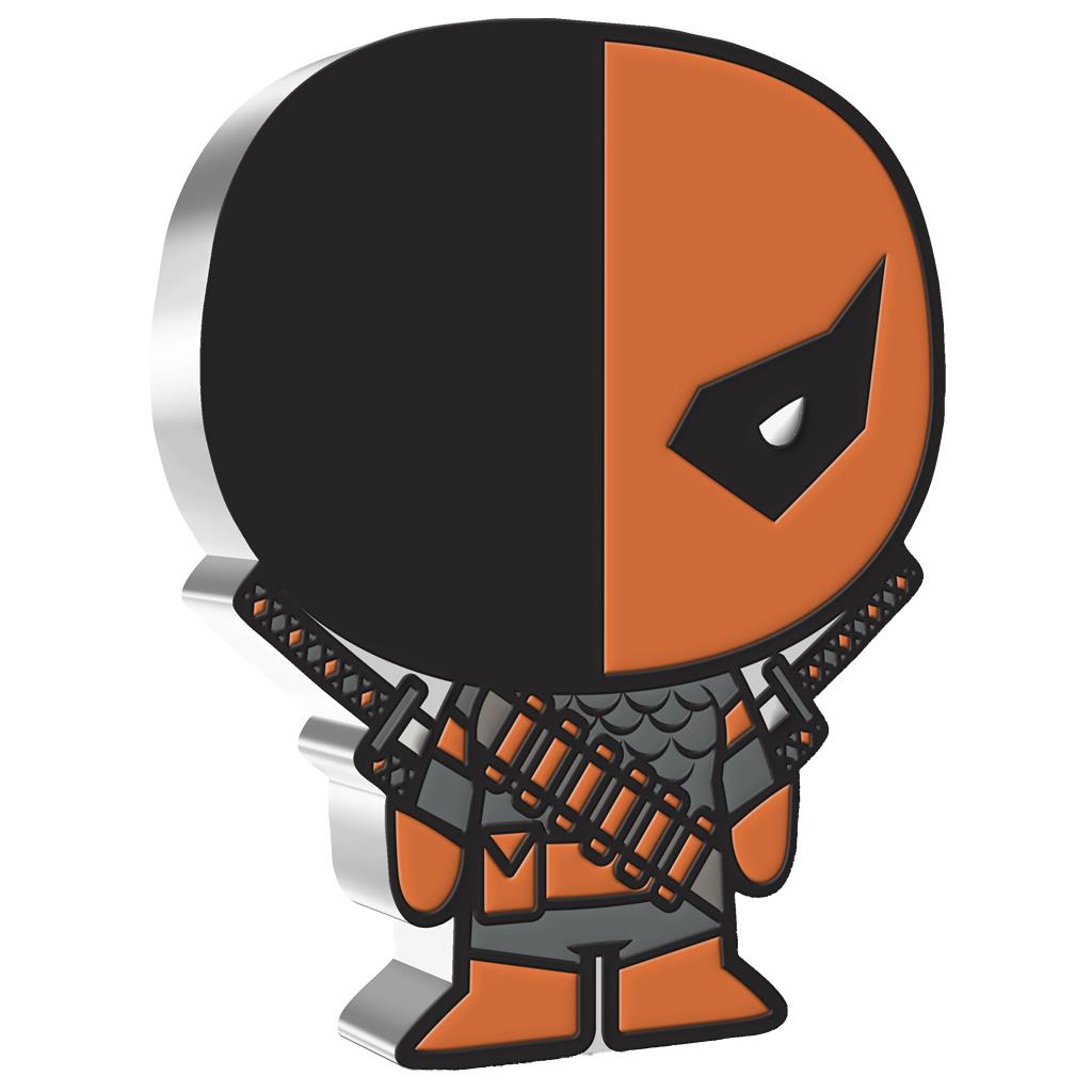 Niue 2021 $2 Chibi DC Comics Deathstroke Shaped 1oz Silver Proof Coin ...