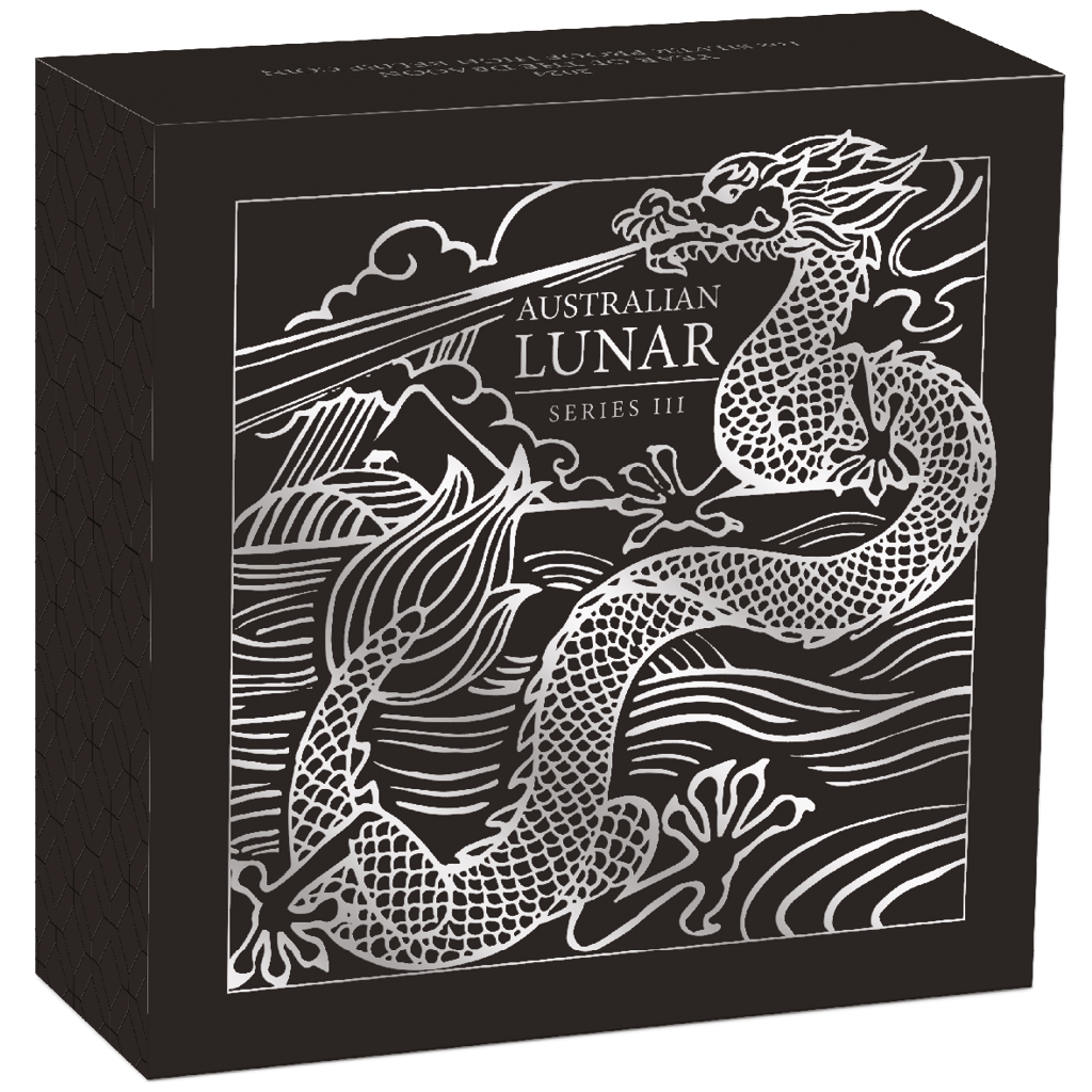 2024 $1 Lunar Year of The Dragon 1oz Silver High Relief Proof Coin