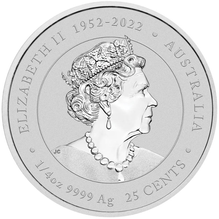 2024 25c ANDA Melbourne Lunar Year of The Dragon 1/4oz Silver Coloured Uncirculated Coin