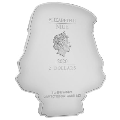 Niue 2020 $2 Chibi Harry Potter Albus Dumbledore Shaped 1oz Silver Proof Coin