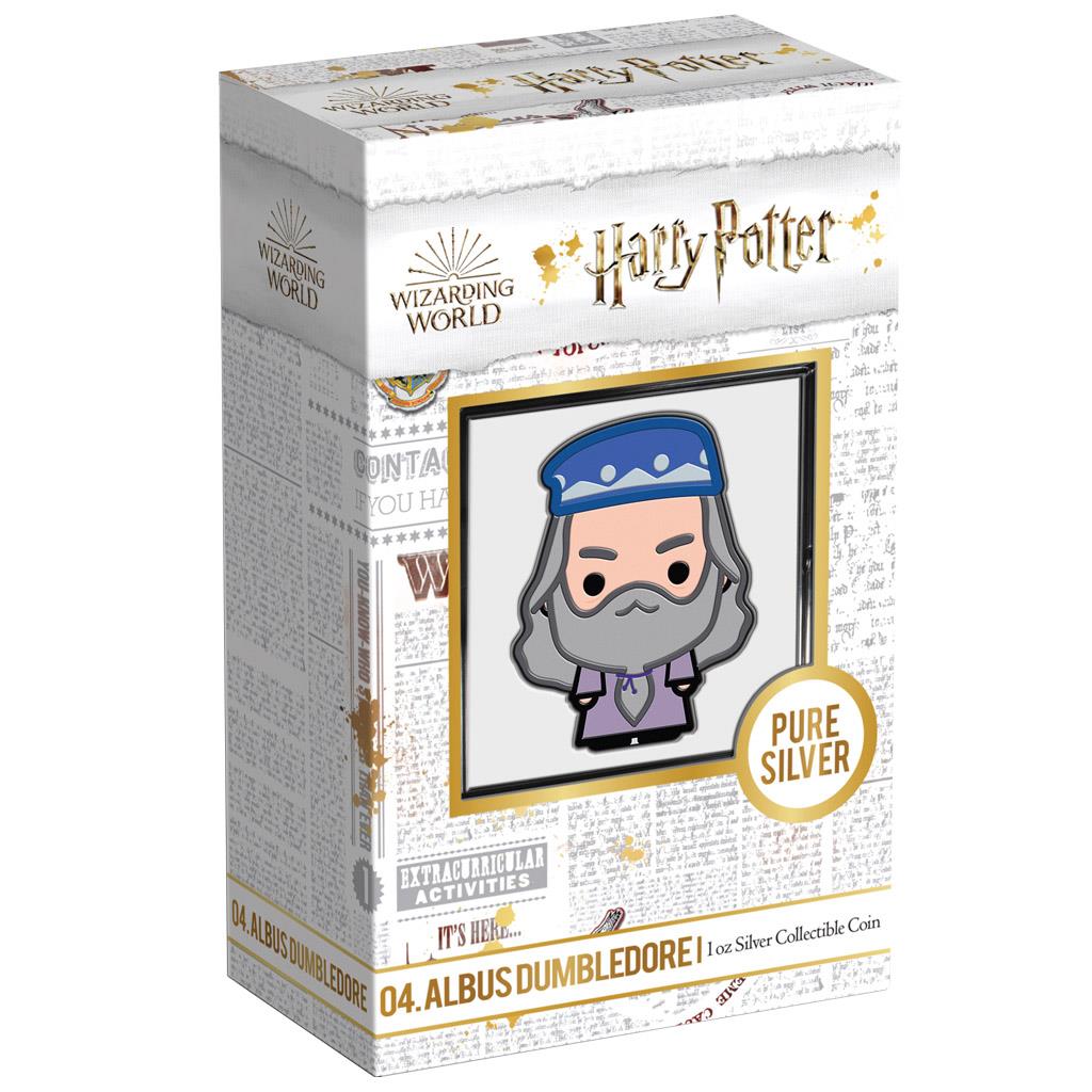 Niue 2020 $2 Chibi Harry Potter Albus Dumbledore Shaped 1oz Silver Proof Coin