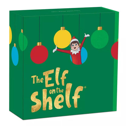 Tuvalu 2022 50c Elf On The Shelf 1/2oz Silver Coloured Proof Coin
