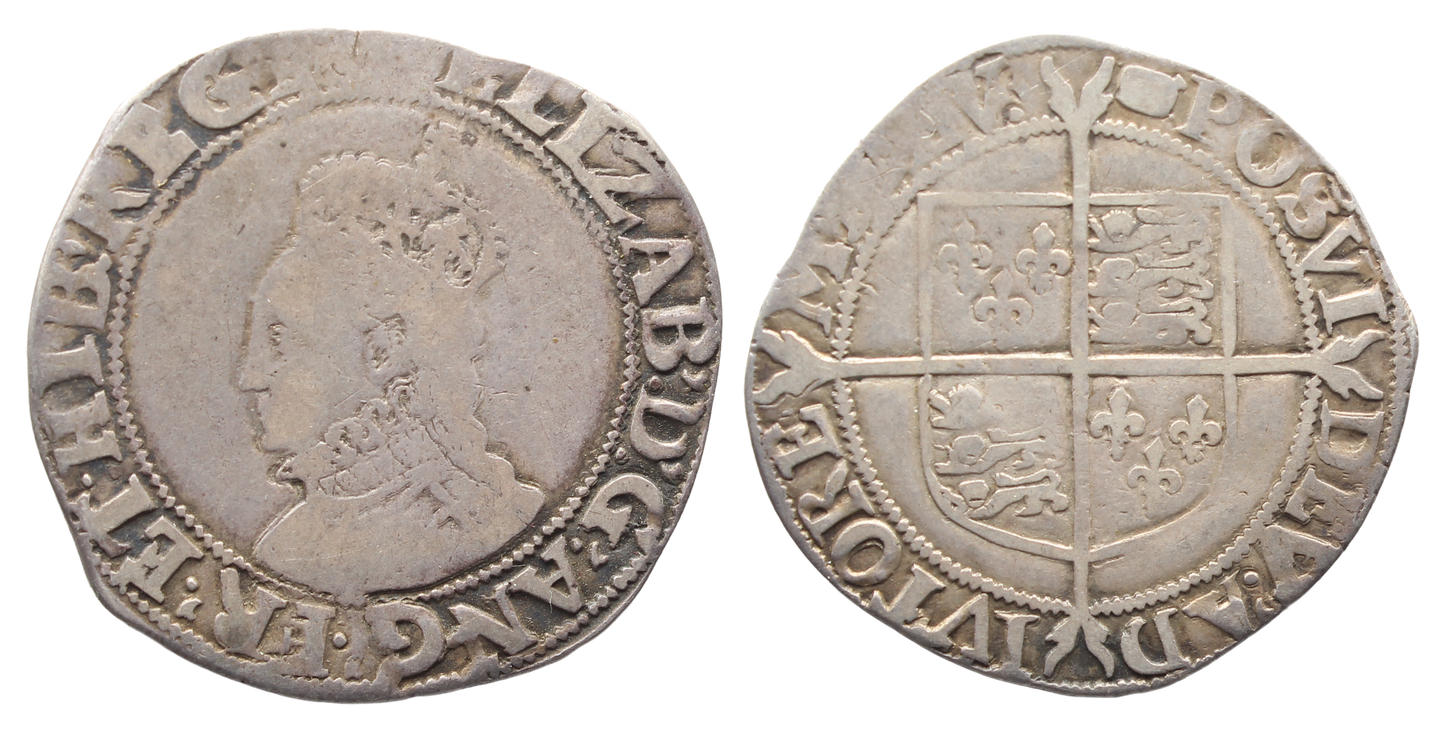 England Elizabeth I 1558-1603 Shilling gFine