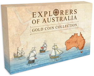 Tokelau 2013 $5 Explorers of Australia 0.5g Gold Proof 4 Coin Set
