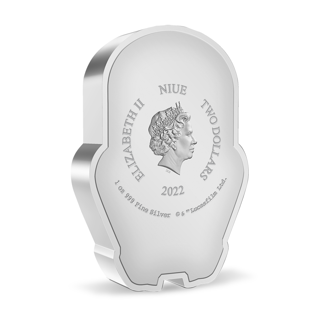 Niue 2022 $2 Faces of The Empire Death Trooper 1oz Silver Coloured Proof Coin