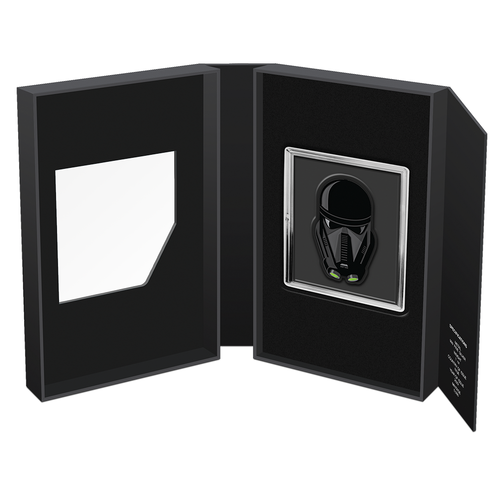 Niue 2022 $2 Faces of The Empire Death Trooper 1oz Silver Coloured Proof Coin