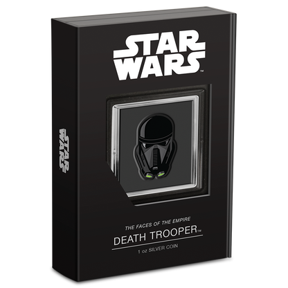 Niue 2022 $2 Faces of The Empire Death Trooper 1oz Silver Coloured Proof Coin