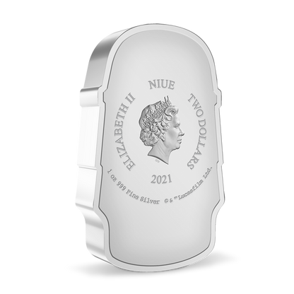 Niue 2021 $2 Faces of The Empire Imperial Snowtrooper 1oz Silver Coloured Proof Coin