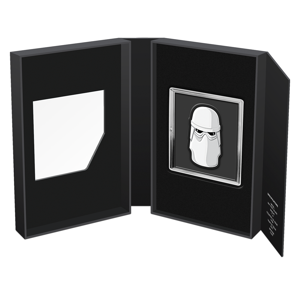 Niue 2021 $2 Faces of The Empire Imperial Snowtrooper 1oz Silver Coloured Proof Coin