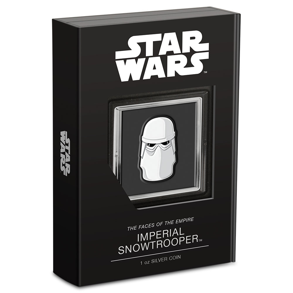 Niue 2021 $2 Faces of The Empire Imperial Snowtrooper 1oz Silver Coloured Proof Coin