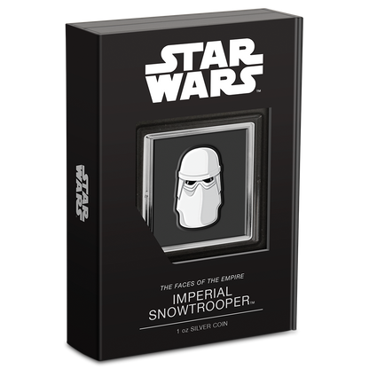 Niue 2021 $2 Faces of The Empire Imperial Snowtrooper 1oz Silver Coloured Proof Coin
