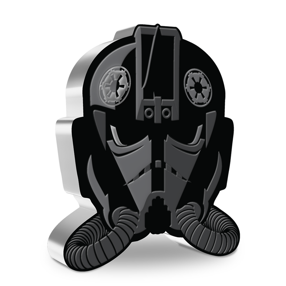 Niue 2021 $2 Faces of The Empire Imperial TIE Fighter Pilot 1oz Silver Coloured Proof Coin
