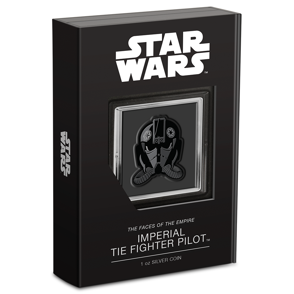Niue 2021 $2 Faces of The Empire Imperial TIE Fighter Pilot 1oz Silver Coloured Proof Coin