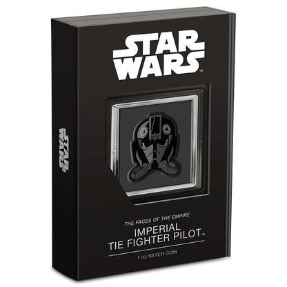Niue 2021 $2 Faces of The Empire Imperial TIE Fighter Pilot 1oz Silver Coloured Proof Coin