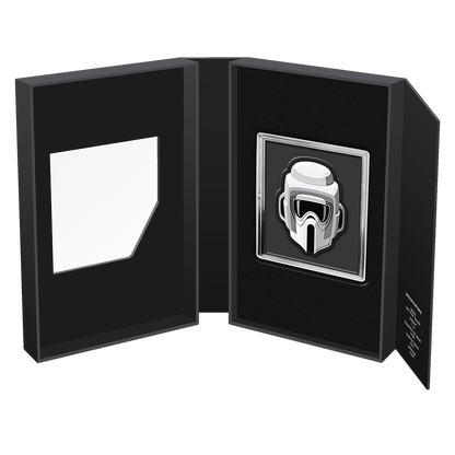 Niue 2021 $2 Faces of The Empire Scout Trooper 1oz Silver Coloured Proof Coin