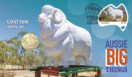 2023 $1 Aussie Big Things Giant Ram PNC