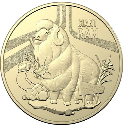 2023 $1 Aussie Big Things Giant Ram PNC