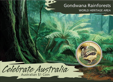 2011 $1 Celebrate Australia World Heritage Site Coloured Uncirculated 5 Coin Set