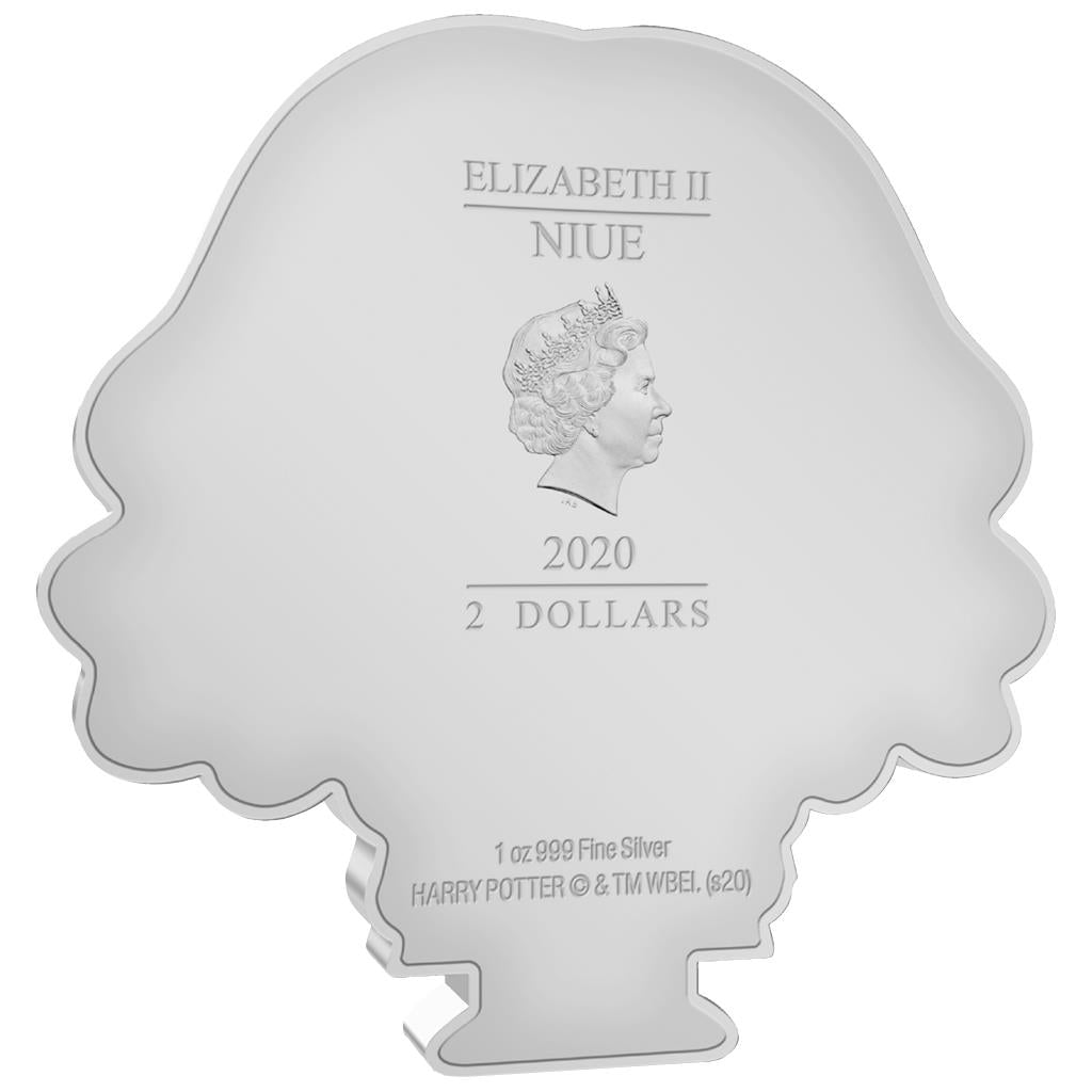 Niue 2020 $2 Chibi Harry Potter Hermione Granger Shaped 1oz Silver Proof Coin