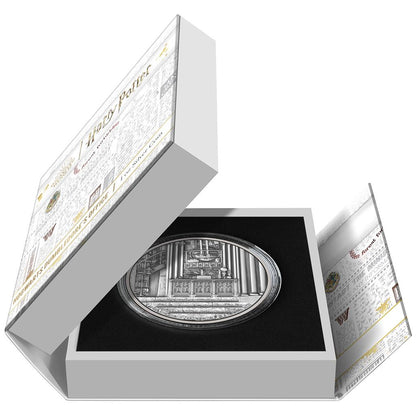 Niue 2022 $2 Harry Potter Hogwarts Dumbledore's Office 1oz Silver Antiqued Coin