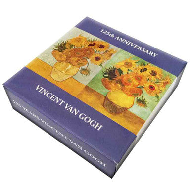 Cook Islands 2015 $10 Vincent Van Gogh with Royal Delft Earthenware Insert 50g Silver Proof Coin