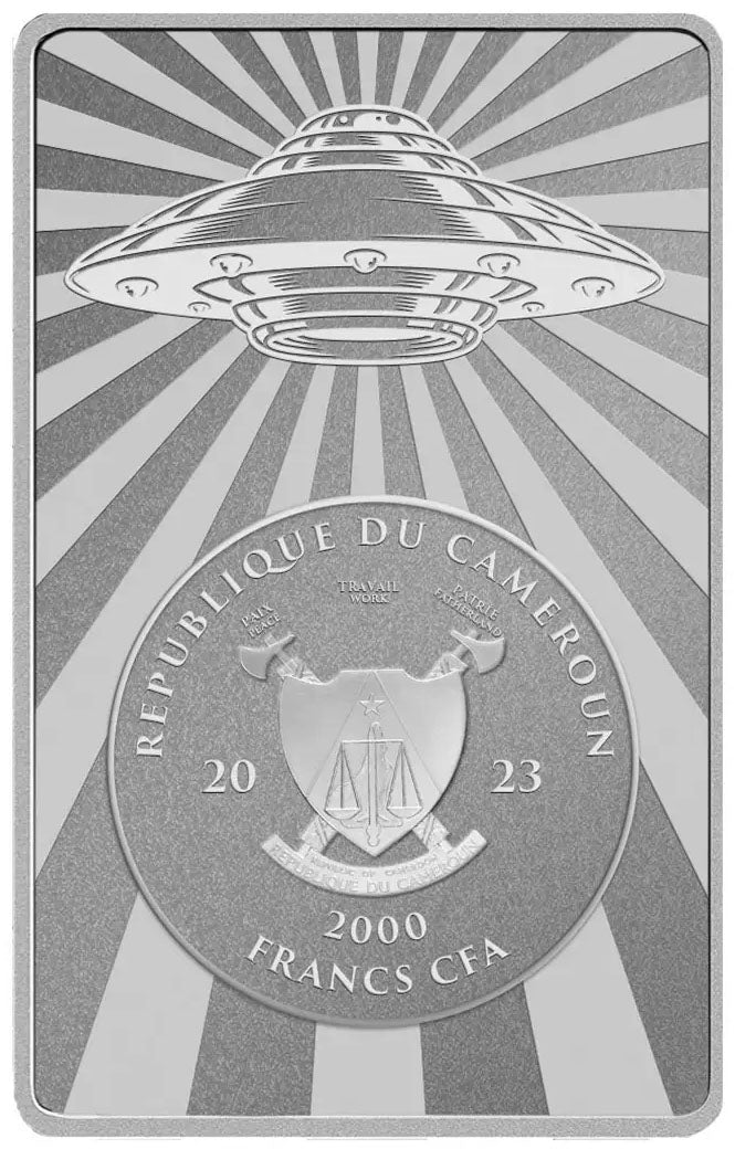 Cameroon 2023 2000Fr I Want To Believe 1oz Silver Uncirculated Coin