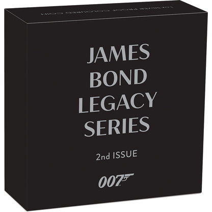 Tuvalu 2022 $1 James Bond 007 Legacy Roger Moore 1oz Silver Proof Coin