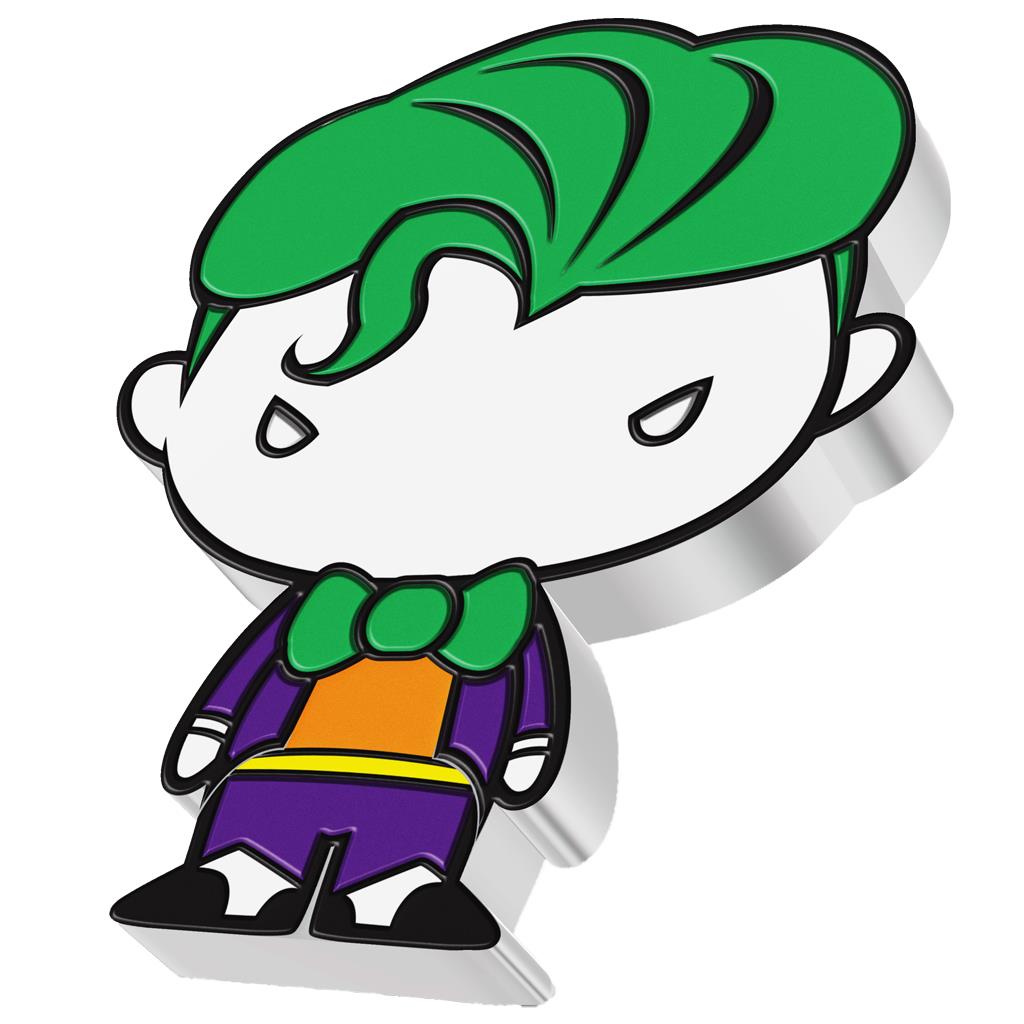 Niue 2020 $2 Chibi DC Comics Joker Shaped 1oz Silver Proof Coin