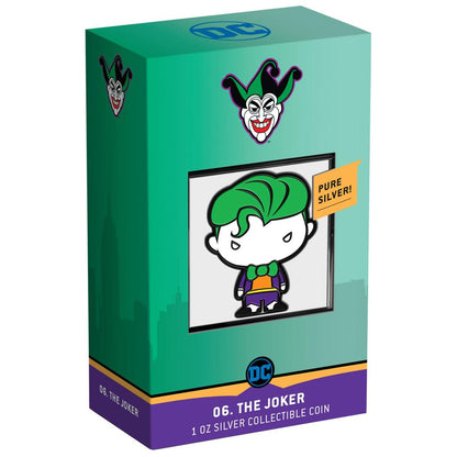 Niue 2020 $2 Chibi DC Comics Joker Shaped 1oz Silver Proof Coin
