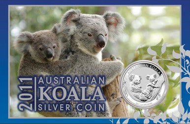 2011 $1 Australian Koala 1oz Silver Uncirculated Coin