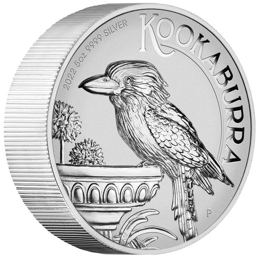 2022 $8 Australian Kookaburra 5oz Silver High Relief Incused Proof Coin
