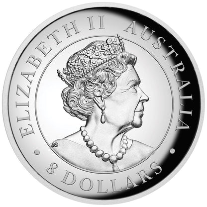 2022 $8 Australian Kookaburra 5oz Silver High Relief Incused Proof Coin