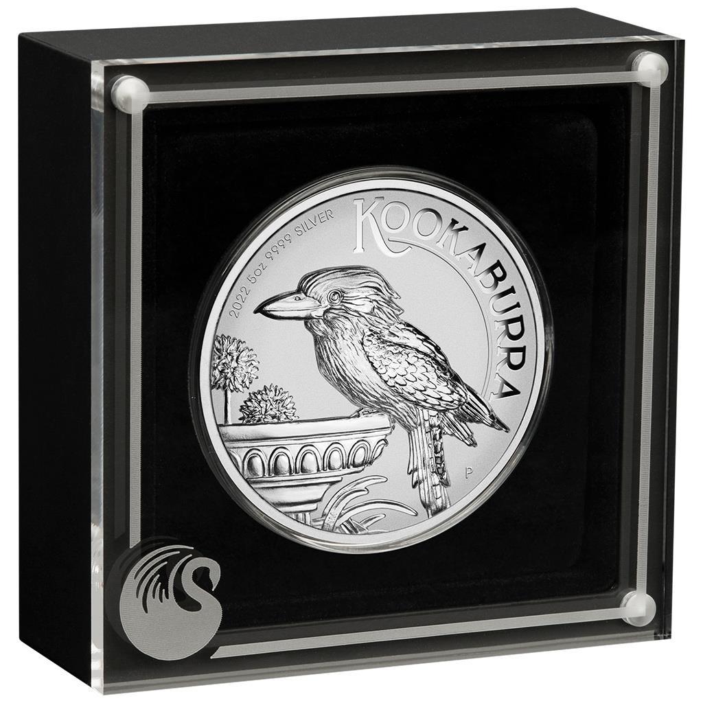 2022 $8 Australian Kookaburra 5oz Silver High Relief Incused Proof Coin