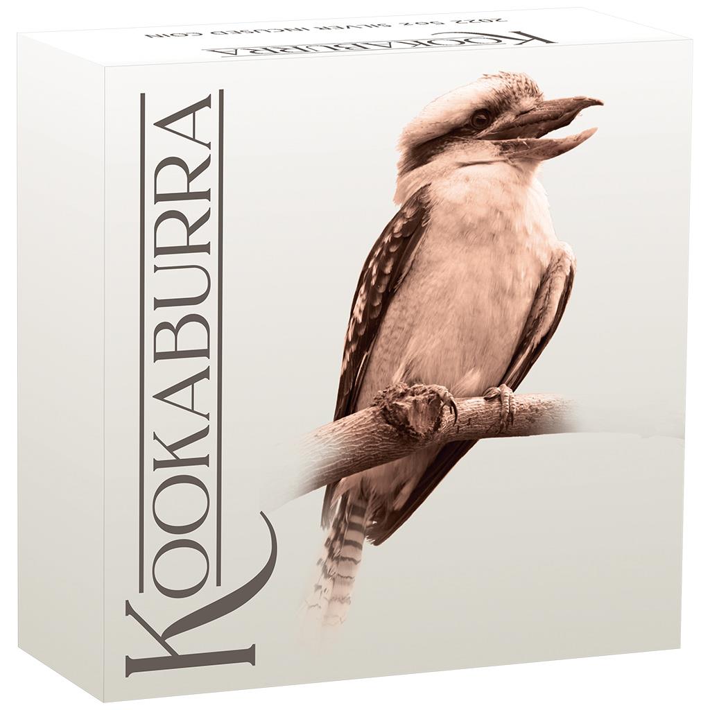 2022 $8 Australian Kookaburra 5oz Silver High Relief Incused Proof Coin