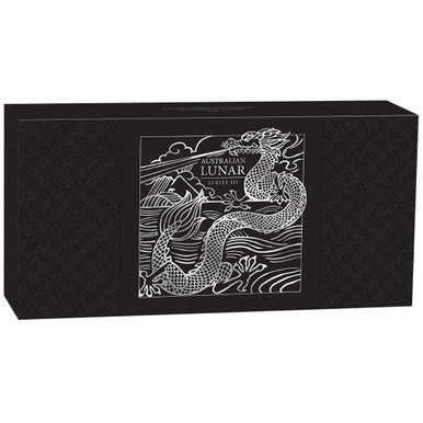 2024 Lunar Year of The Dragon Silver Proof 3 Coin Set