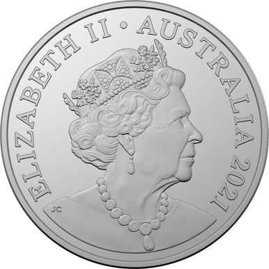 2021 20c Footprints In Time The Ice Age Footprints of Mungo National Park Uncirculated Coin