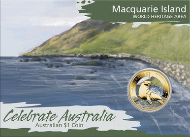 2011 $1 Celebrate Australia World Heritage Site Coloured Uncirculated 5 Coin Set
