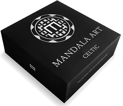 Fiji 2016 $10 Mandala Art Celtic With Malachite Stone 3oz Silver Antiqued Coin