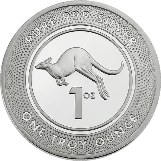 2013 Melbourne Mint Kangaroo 1oz Silver BU Coin