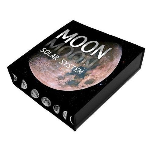 Niue 2015 $1 Solar System Moon NWA 8609 Meteorite 1oz Silver Antiqued Coin