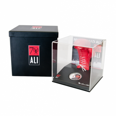 Fiji 2012 $2 Muhammad Ali 70th Anniversary with Glove 1oz Silver Coloured Proof Coin