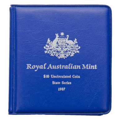 1987 $10 State Series New South Wales Silver Uncirculated Coin