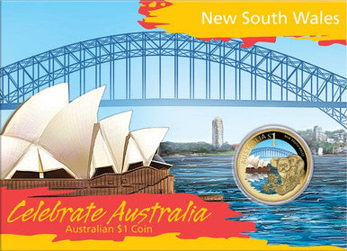 2009 $1 Celebrate Australia Coloured Uncirculated 8 Coin Set