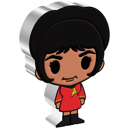 Niue 2022 $2 Chibi Star Trek Nyota Uhura Shaped 1oz Silver Proof Coin
