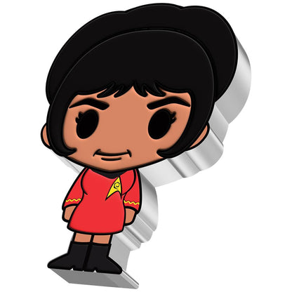 Niue 2022 $2 Chibi Star Trek Nyota Uhura Shaped 1oz Silver Proof Coin