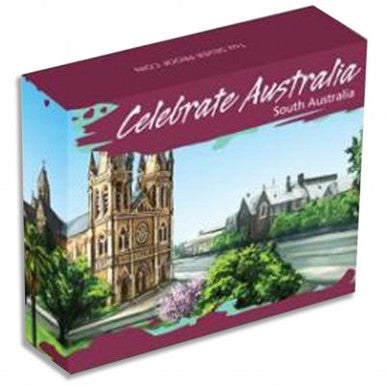 2010 $1 Celebrate Australia South Australia 1oz Silver Coloured Proof Coin