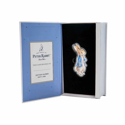 Solomon Islands 2023 Half Dollar Peter Rabbit Coloured Uncirculated Shaped Coin